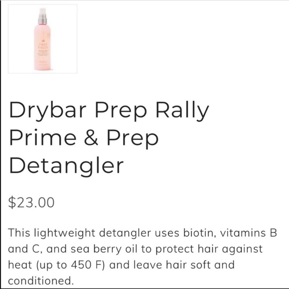 DryBar Prep Rally Prime & Prep Detangler FFF - Picture 3 of 3